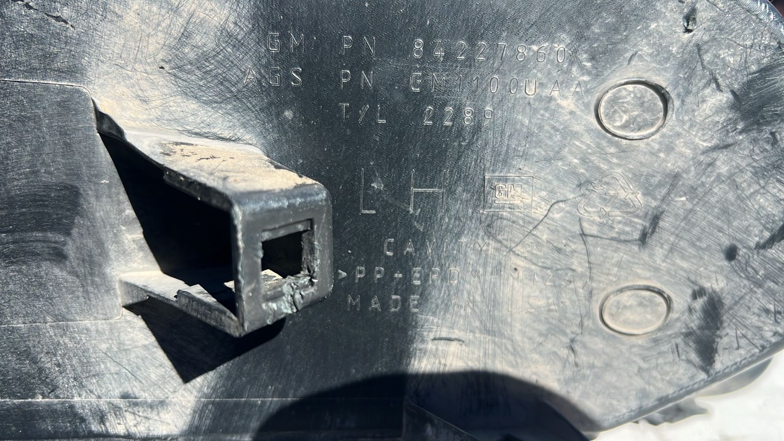 CORNER IZQUIERDO PARACHOQUE TRASERO CHEVROLET SILVERADO (14-18) - Imagen 5